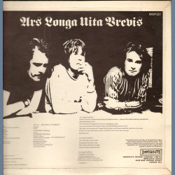 Ars Longa Vita Brevis - Original UK Pink label Issue