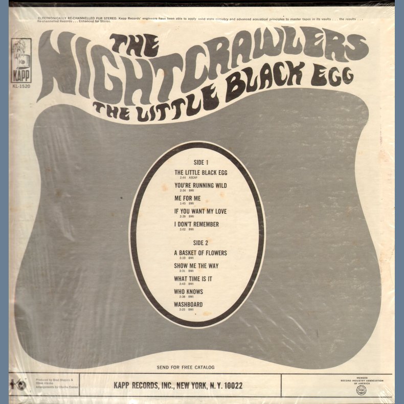 The Little Black Egg - Original 1967 US Kapp label 10-track Mono LP