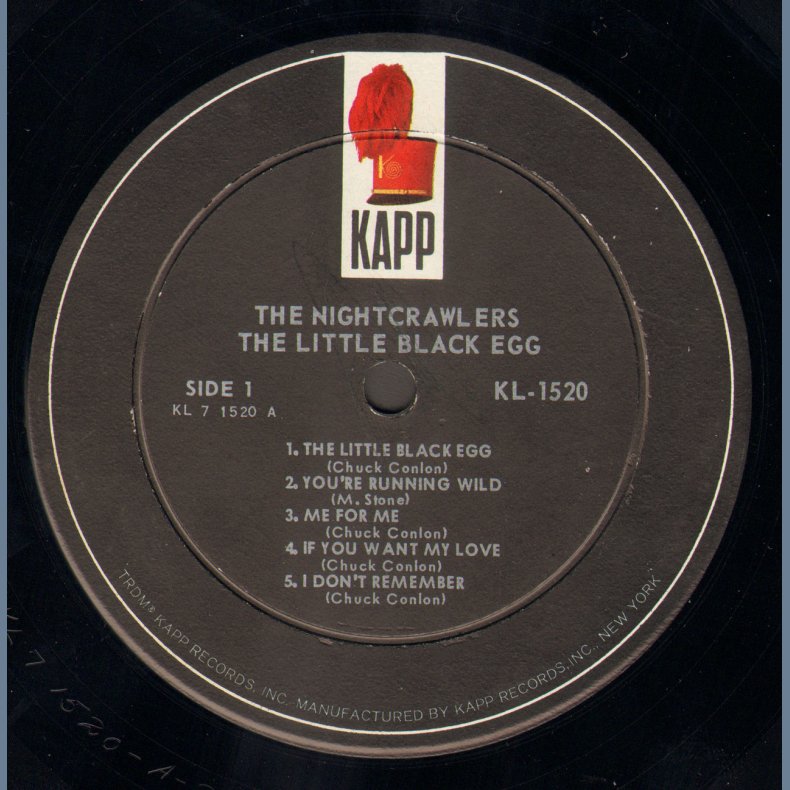 The Little Black Egg - Original 1967 US Kapp label 10-track Mono LP