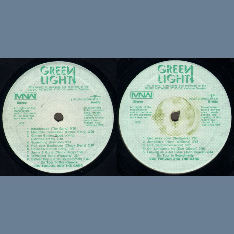 Live In Scandinavia - Original Swedish Pressing