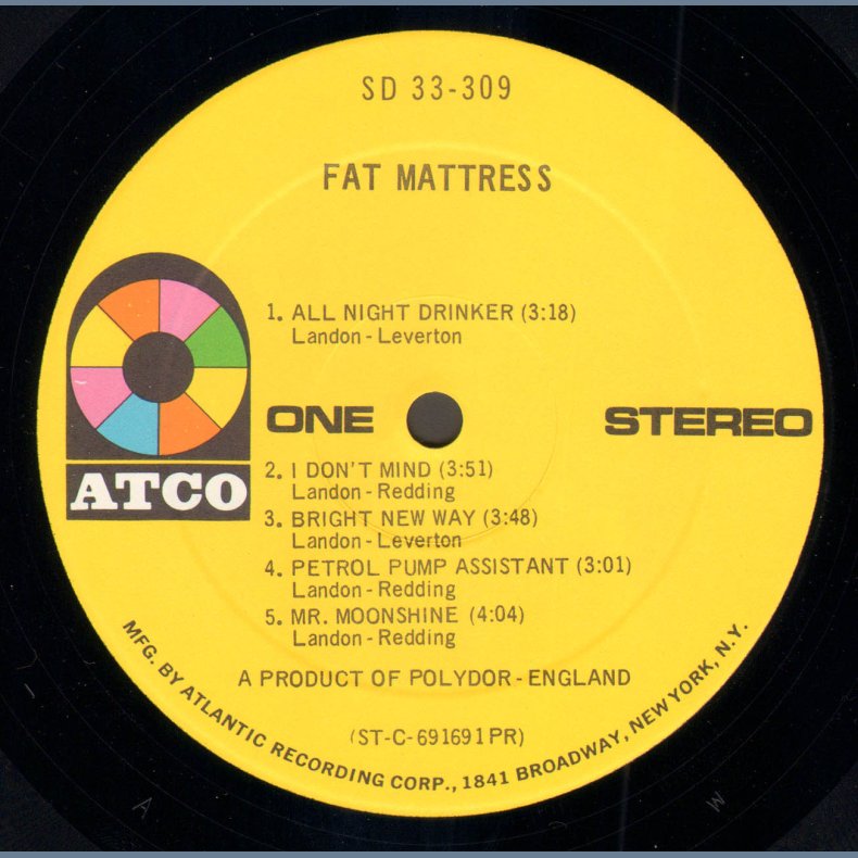 Fat Mattress - Original US Issue