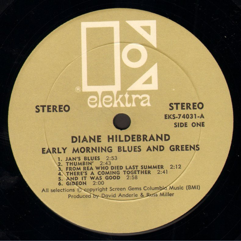 Early Morning Blues And Greens - Original US Stereo Issue