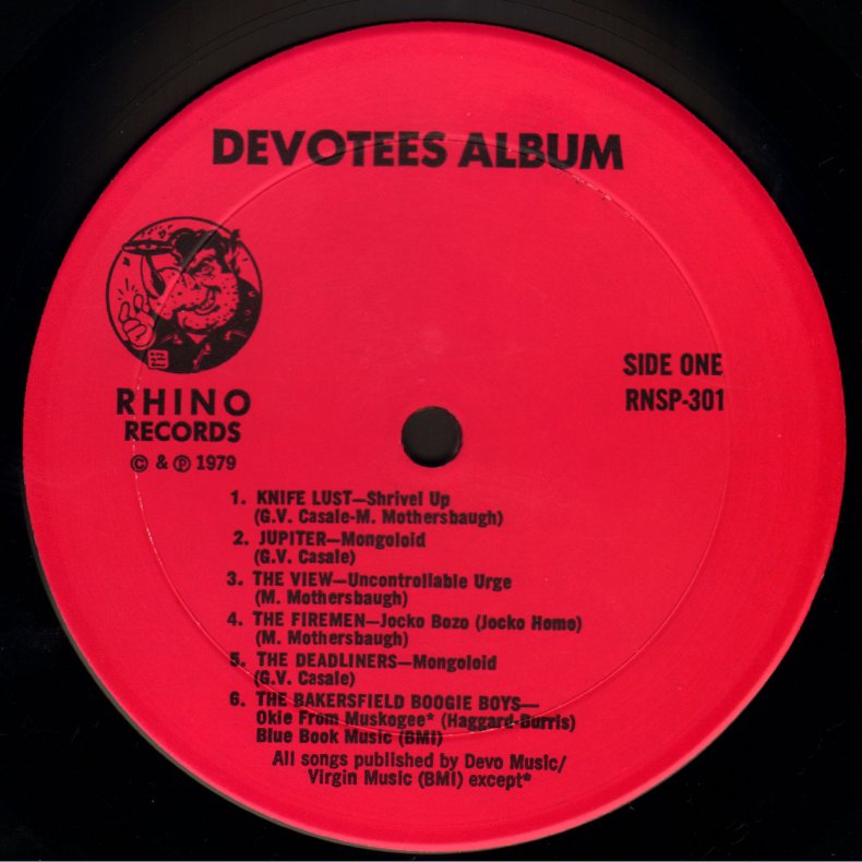 KROQ Devotees Album - Original US Issue