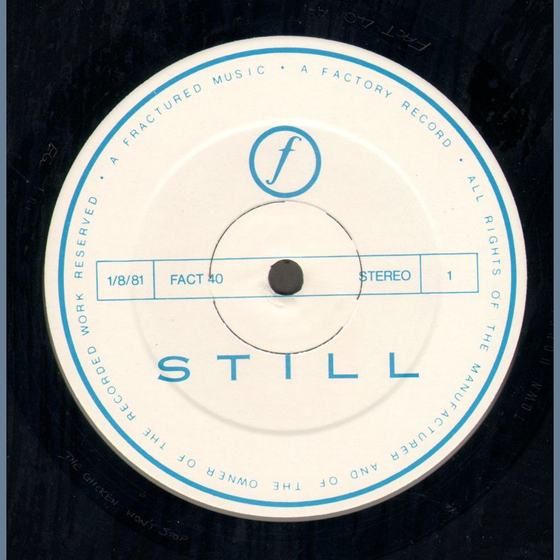 Still - 1981 UK 2nd Issue - White Artwork With Blue Printing
