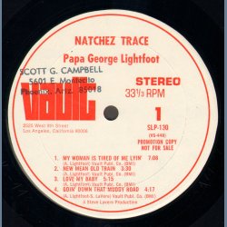 Natchez Trace - Original US White Label Promotional Issue