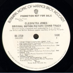 Cleopatra Jones - Original US White Label promotional Issue