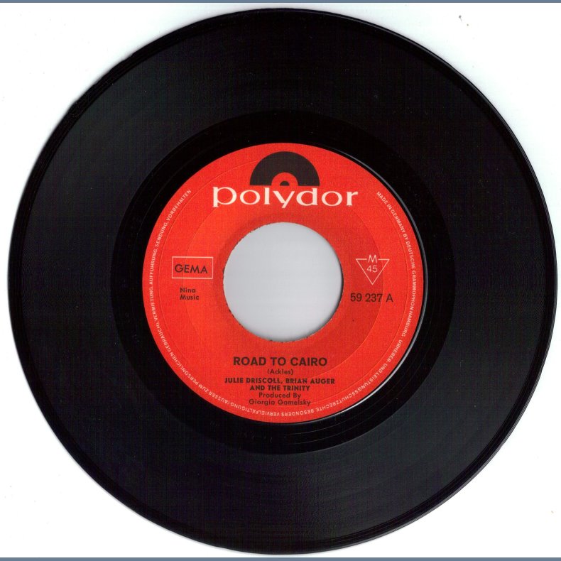 Road To Cairo b/w Shadows Of You - German Issue