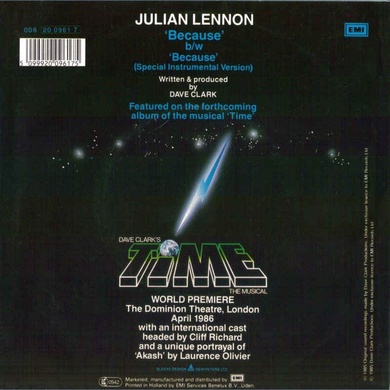 'Because' b/w 'Because' (Special Instrumental Version)