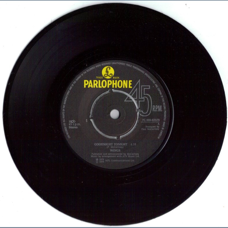 Goodnight Tonight b/w Daytime Nightime Suffering - Swedish issue