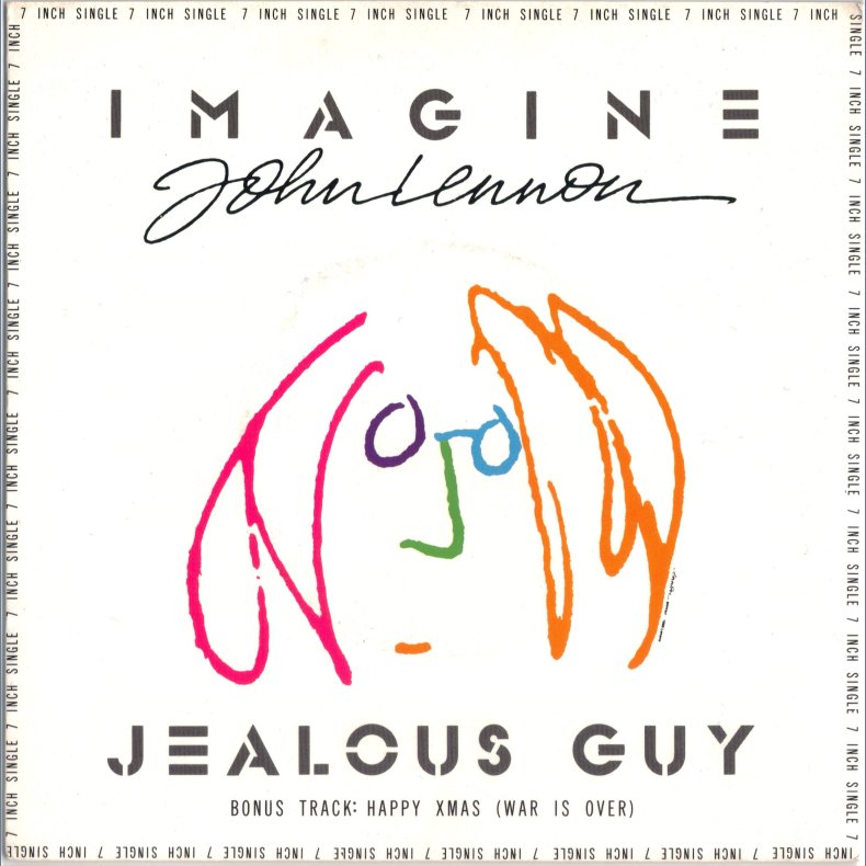 Imagine b/w Jealous Guy - Bonus Track: Happy Xmas (War Is Over)