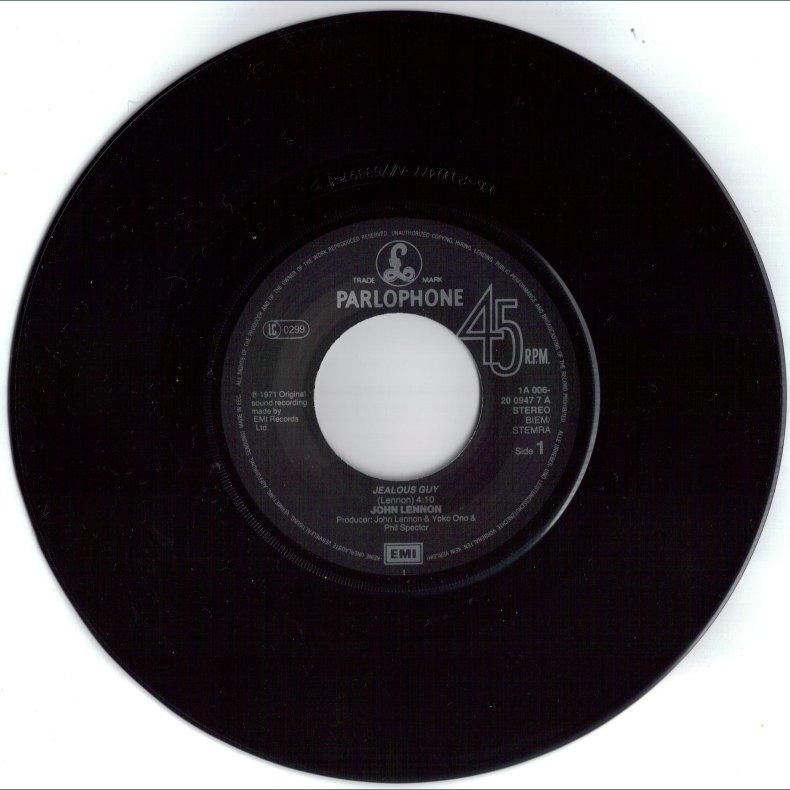 Jealous Guy b/w Goind Down On Love