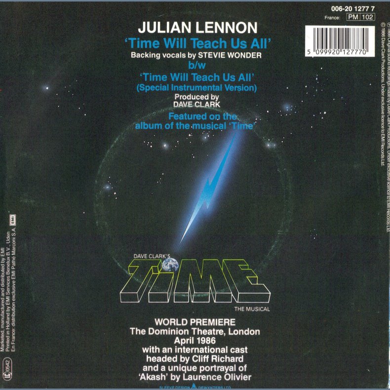 'Time Will Teach Us All' b/w 'Time Will Teach Us All' (Special Instrumental Version)