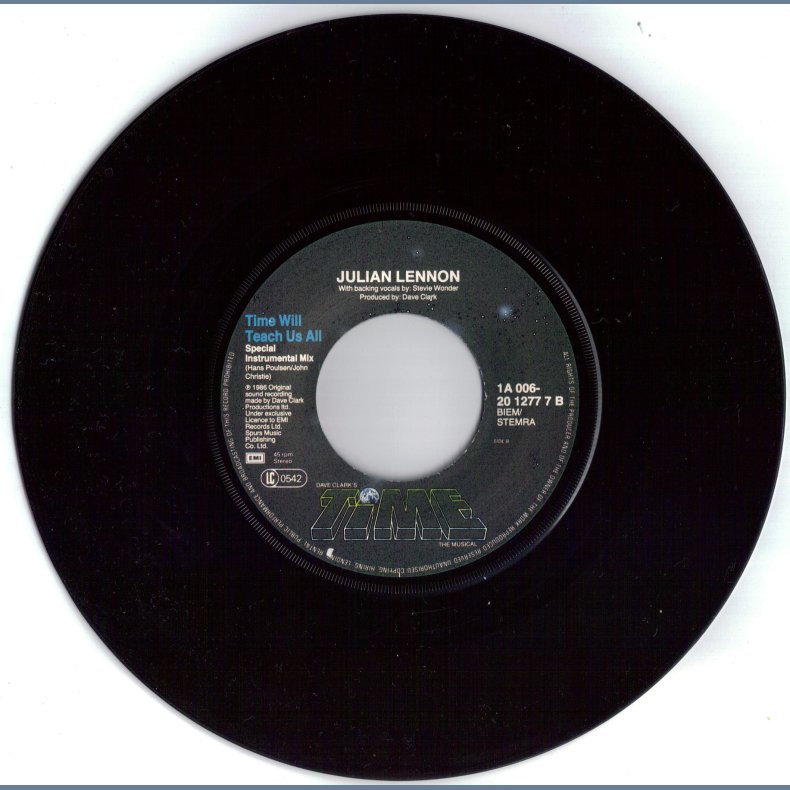 'Time Will Teach Us All' b/w 'Time Will Teach Us All' (Special Instrumental Version)