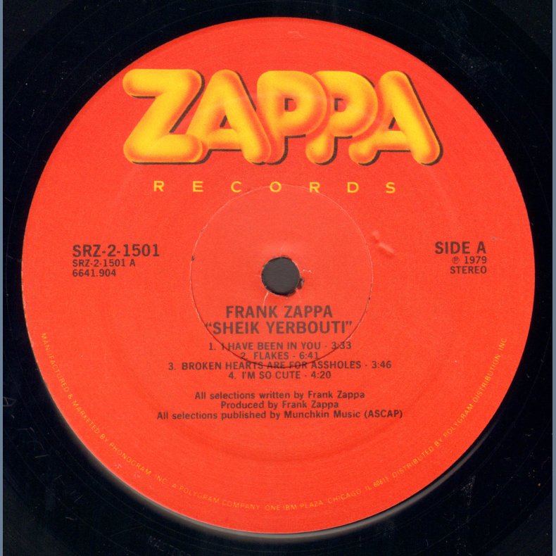 Sheik Yerbouti - Original US Issue