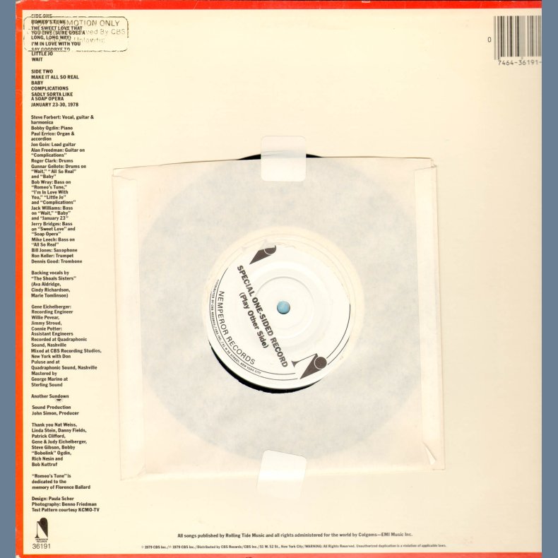 Jackrabbit Slim - Original US Promotional Issue with Bonus 7"