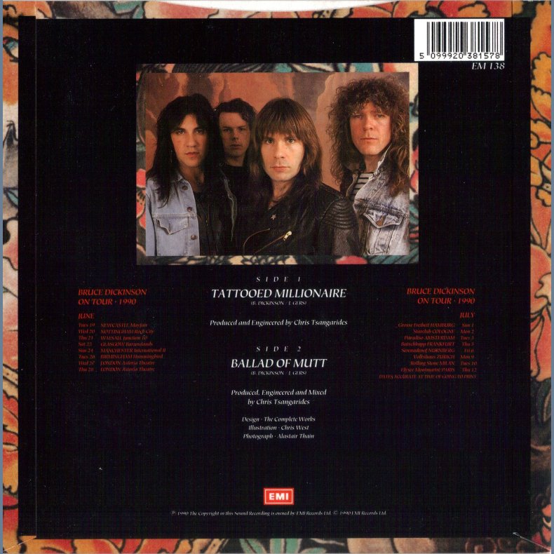 Tattooed Millionaire b/w. Ballad Of Mutt