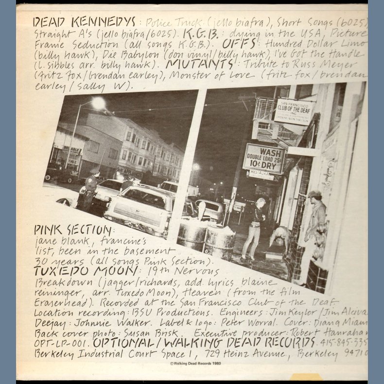 Can You Hear Me? - Music from The Deaf Club - Original US Issue