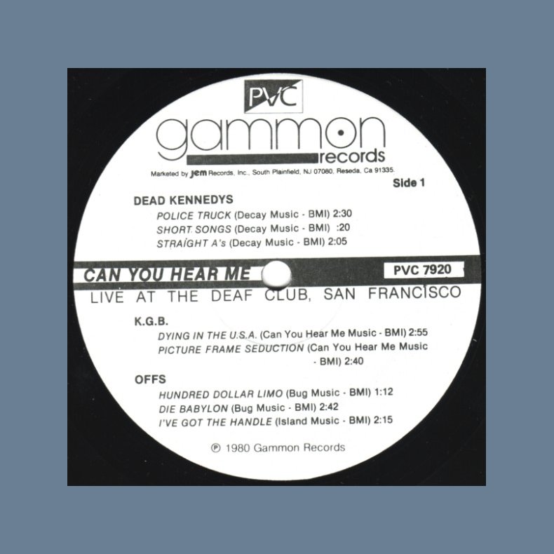 Can You Hear Me? - Music from The Deaf Club - US 2nd Issue