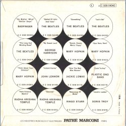 Imagine b/w It's So Hard - Original French issue - Different Cover