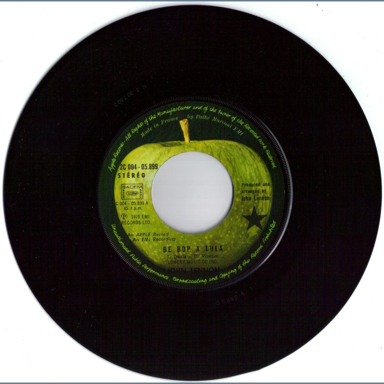 Be Bop A Lula b/w Move Over Ms. Lennon - Original French Issue