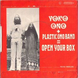 Power To The People b/w Open Your Box - Original French issue - Different Cover