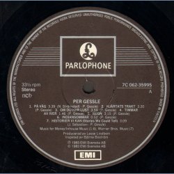 Per Gessle - Original Swedish Gatefold Issue