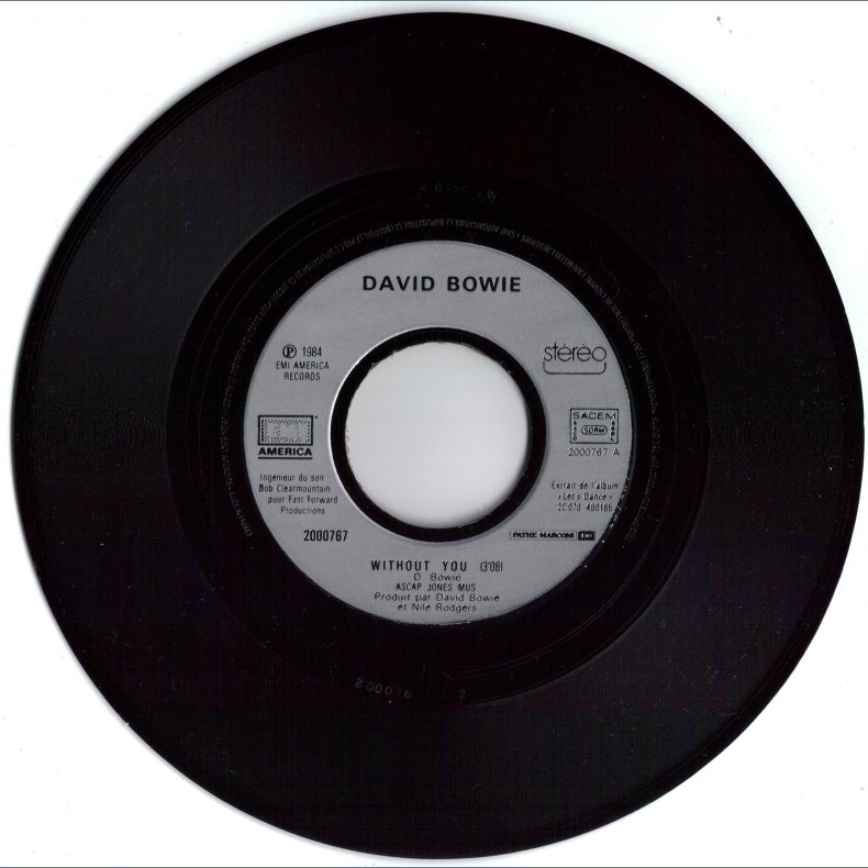 Without You b/w Criminal World - Original French issue