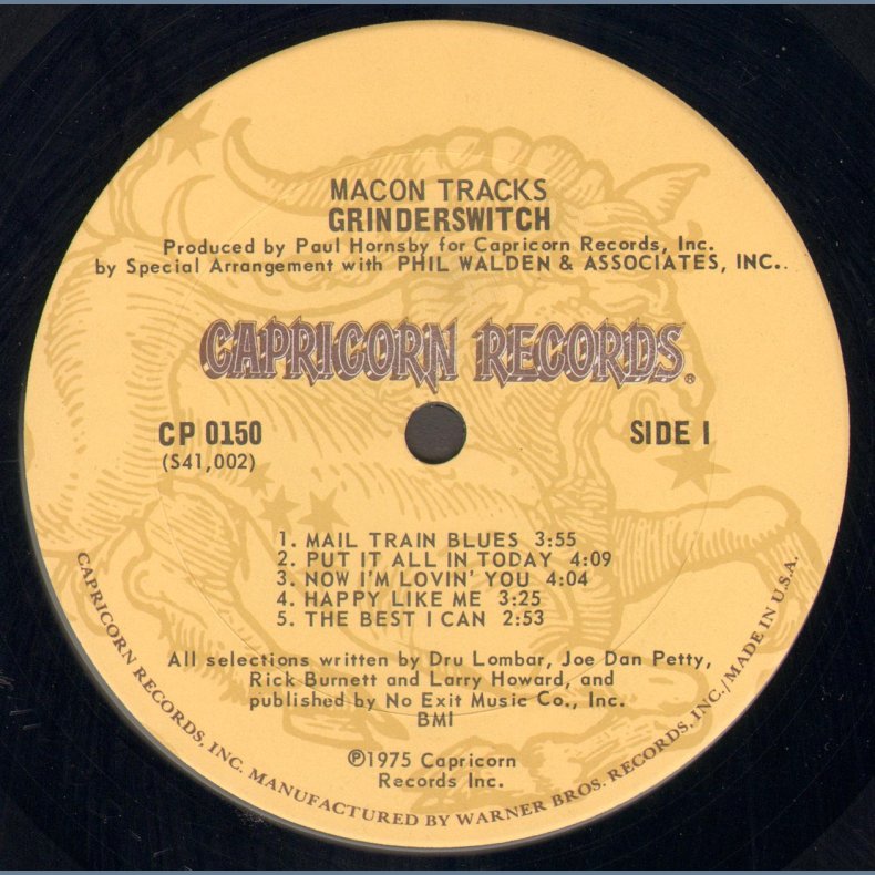 Macon Tracks - Original US Issue