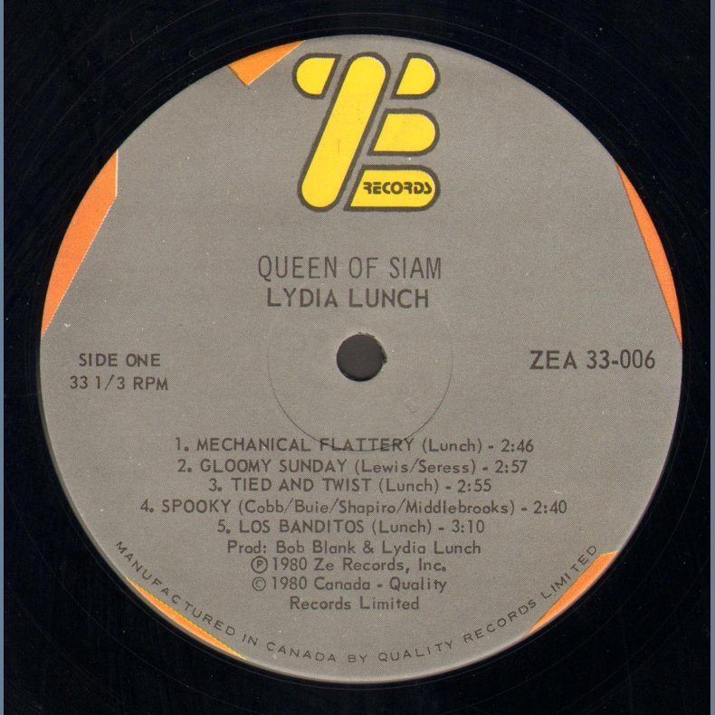 Queen Of Siam - Original Canadian Pressing