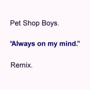 Always on my mind - Original Dutch Issue