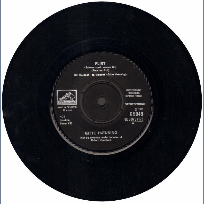 Flirt (Samme Sted Samme Tid) b/w Sommerminder - Original Danish Issue