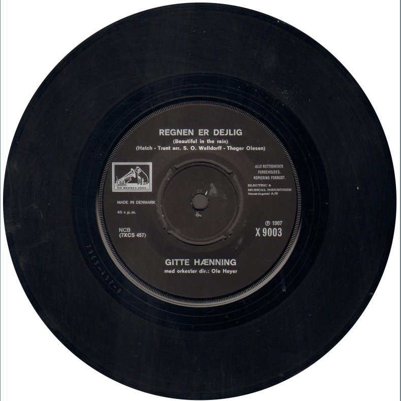 Regnen Er Dejlig (Beautiful In the Rain) b/w Krlighed Er Ingen Leg - Original Danish Issue