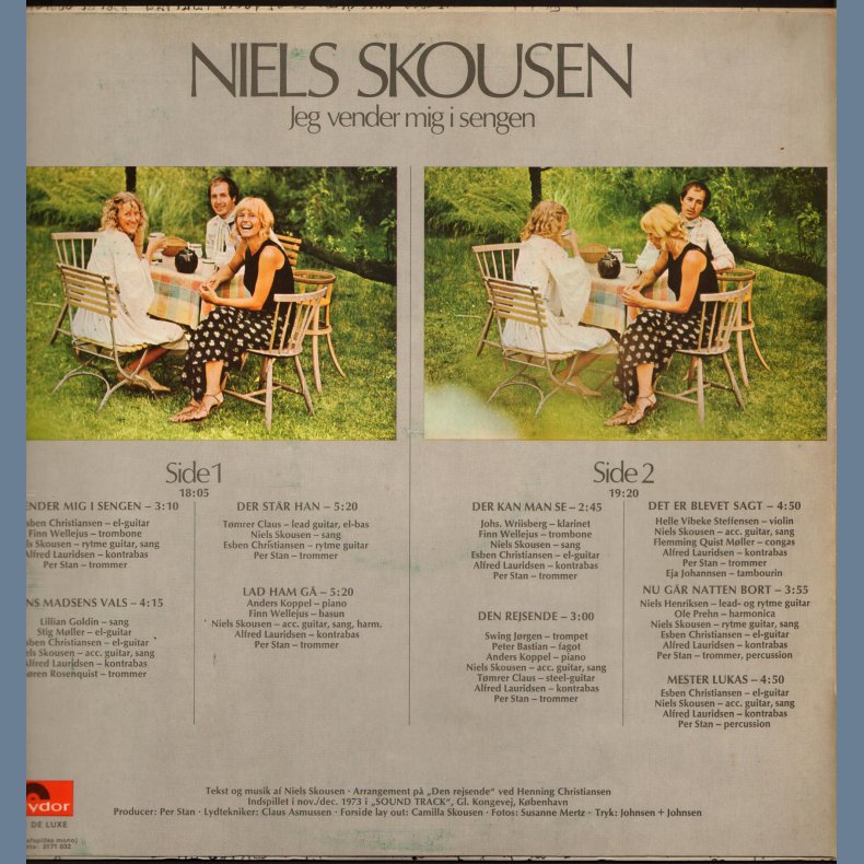 Jeg Vender Mig I Sengen - Original 1973 Norwegian Pressed 9-track LP