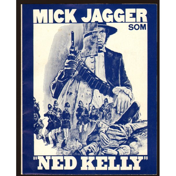 Ned Kelly - Original 1970 Danish Movie Programme