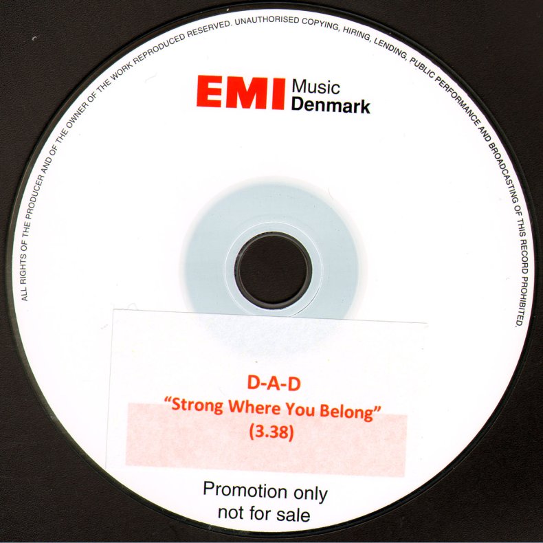 Strong Where You Belong - Authentic Promotional Acetate