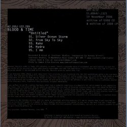 Blood And Time - Limited Numbered Edition