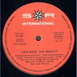 And Now: The Beatles - Original German Issue