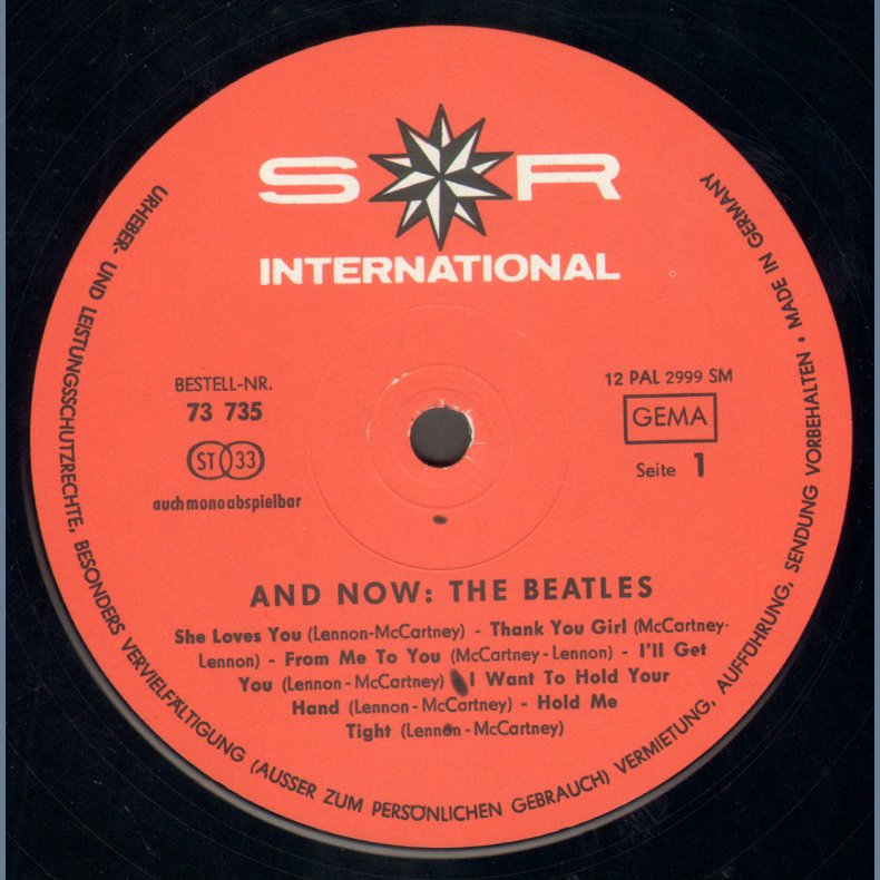 And Now: The Beatles - Original German Issue