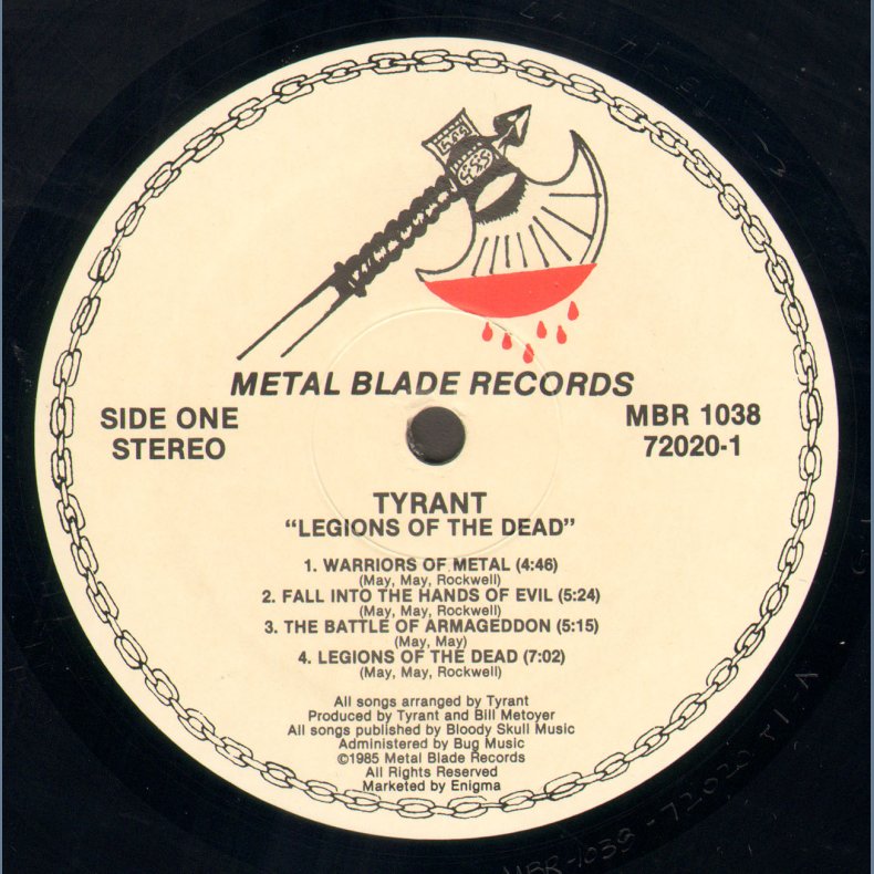 Legions Of The Dead - Original US Issue