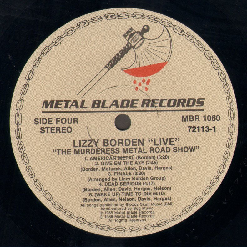 The Murderess Metal  Road Show - Original 1986 US Metal Blade Records label 17-track 2LP Set