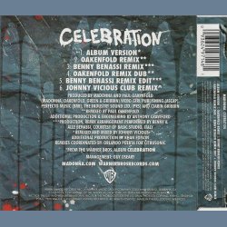 Celebration - 2009 UK Warner Bros label 6-track remix CD-single