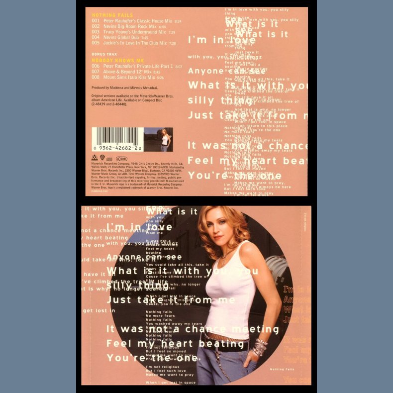 Nothing Fails - European 8-track Issue