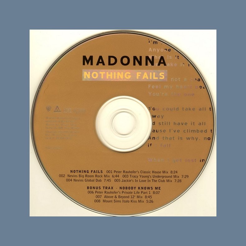 Nothing Fails - European 8-track Issue