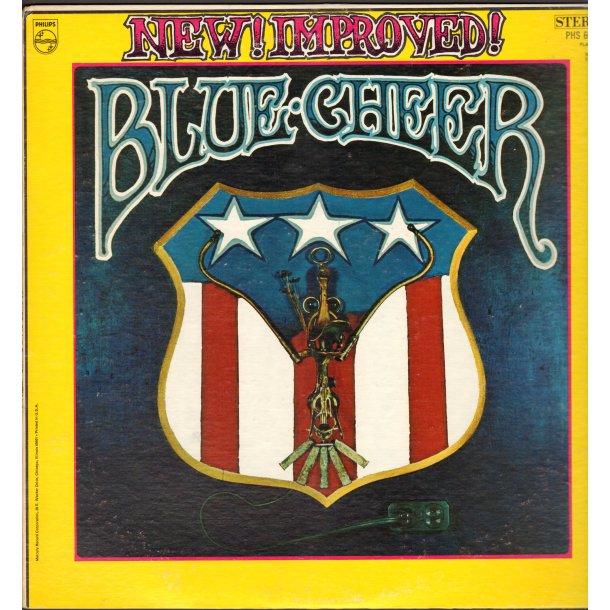 New! Improved! Blue Cheer - Original 1969 US Philips label 9-track LP