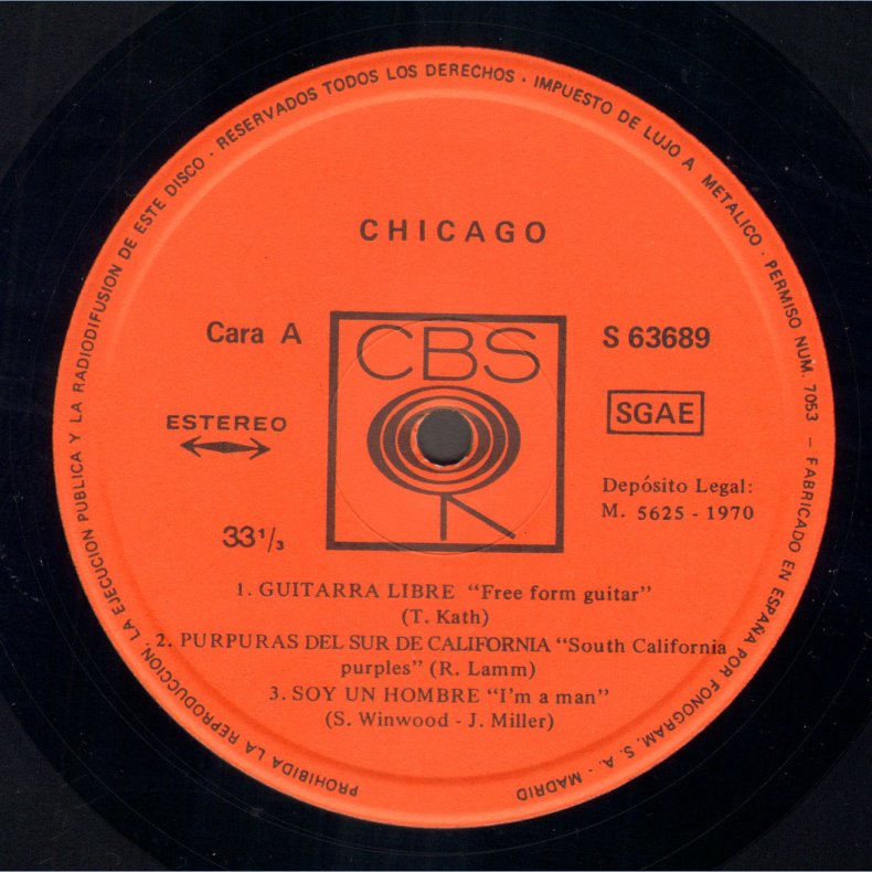 Chicago Transit Authority - Original Spanish Stereo Issue
