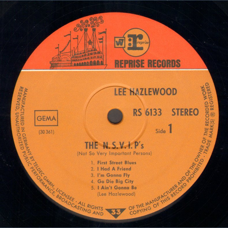 The N.S.V.I.P.'s - Original german Stereo Issue