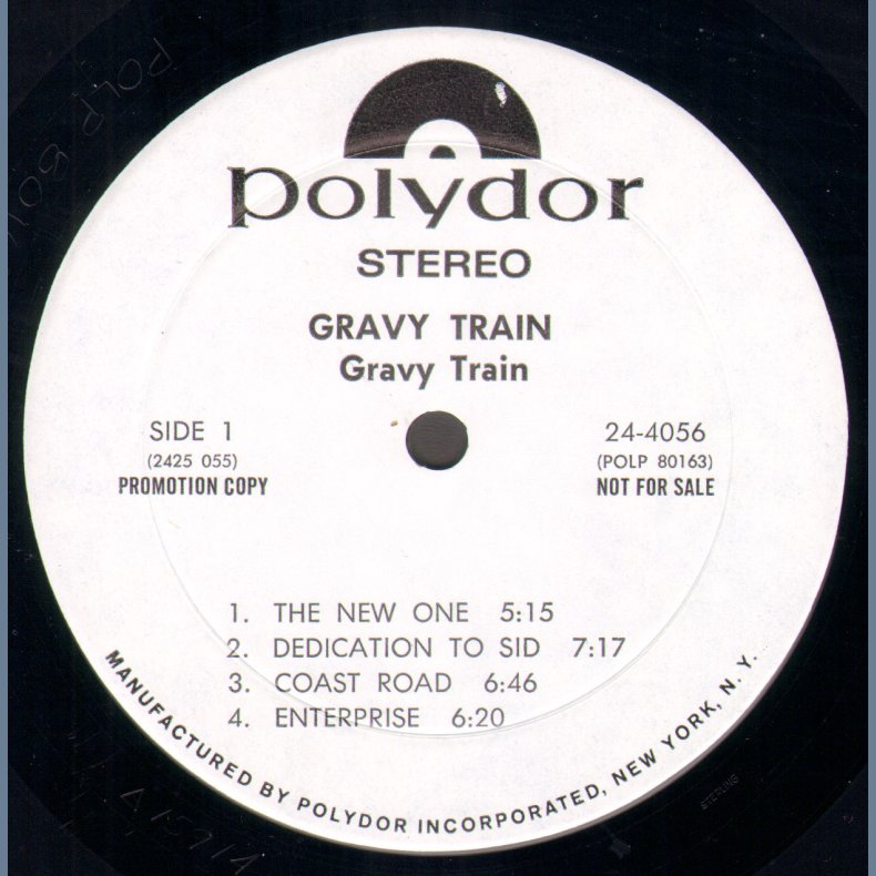 Gravy Train - Original US White Label Promotional Stereo Issue