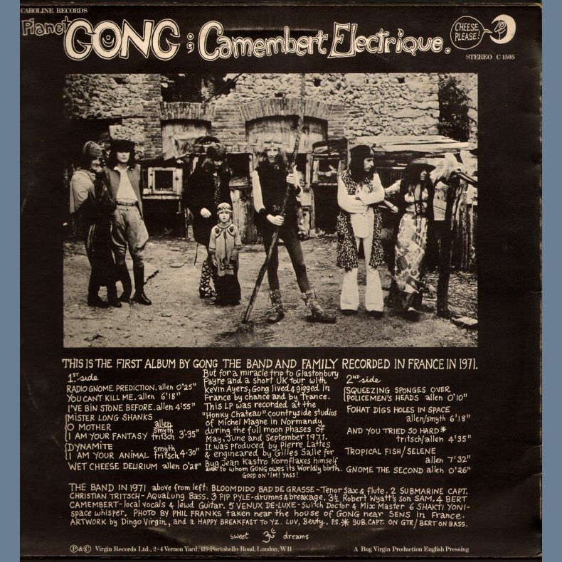 Camembert Electrique - UK 'Twin Virgin' Label Issue