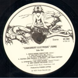 Camembert Electrique - UK 'Twin Virgin' Label Issue