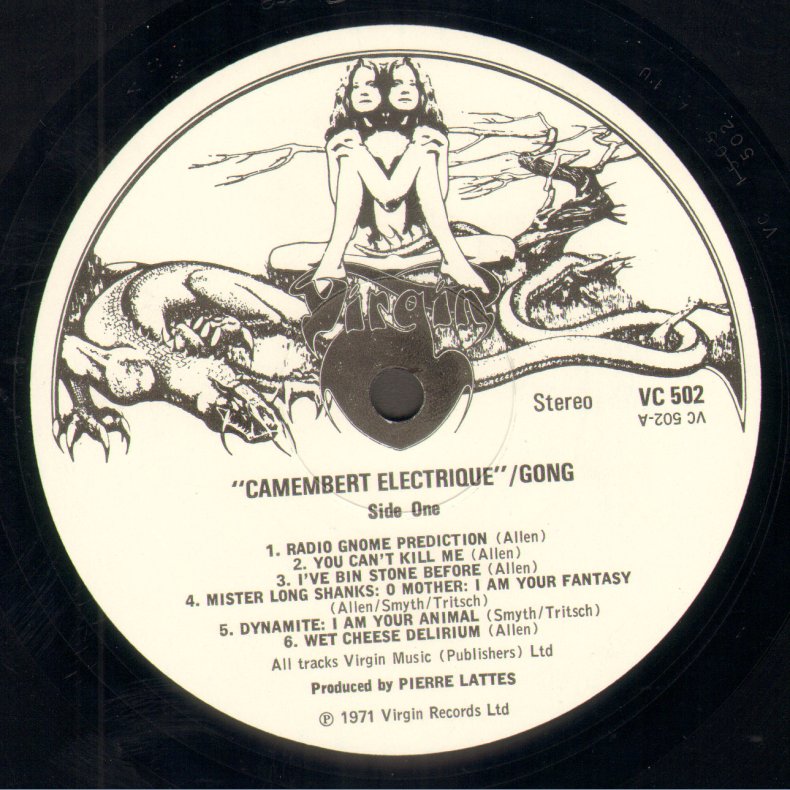 Camembert Electrique - UK 'Twin Virgin' Label Issue